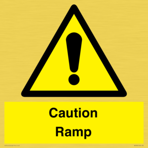 Caution Ramp